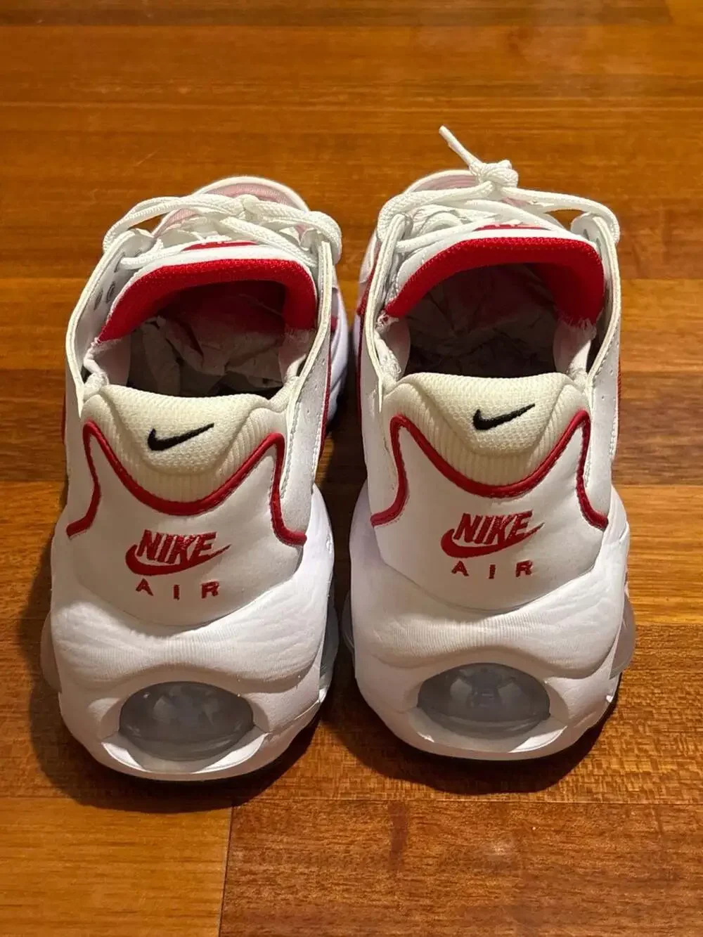 Nike Air Max TW White/University Red DQ3984-104 Sneakers Size 12